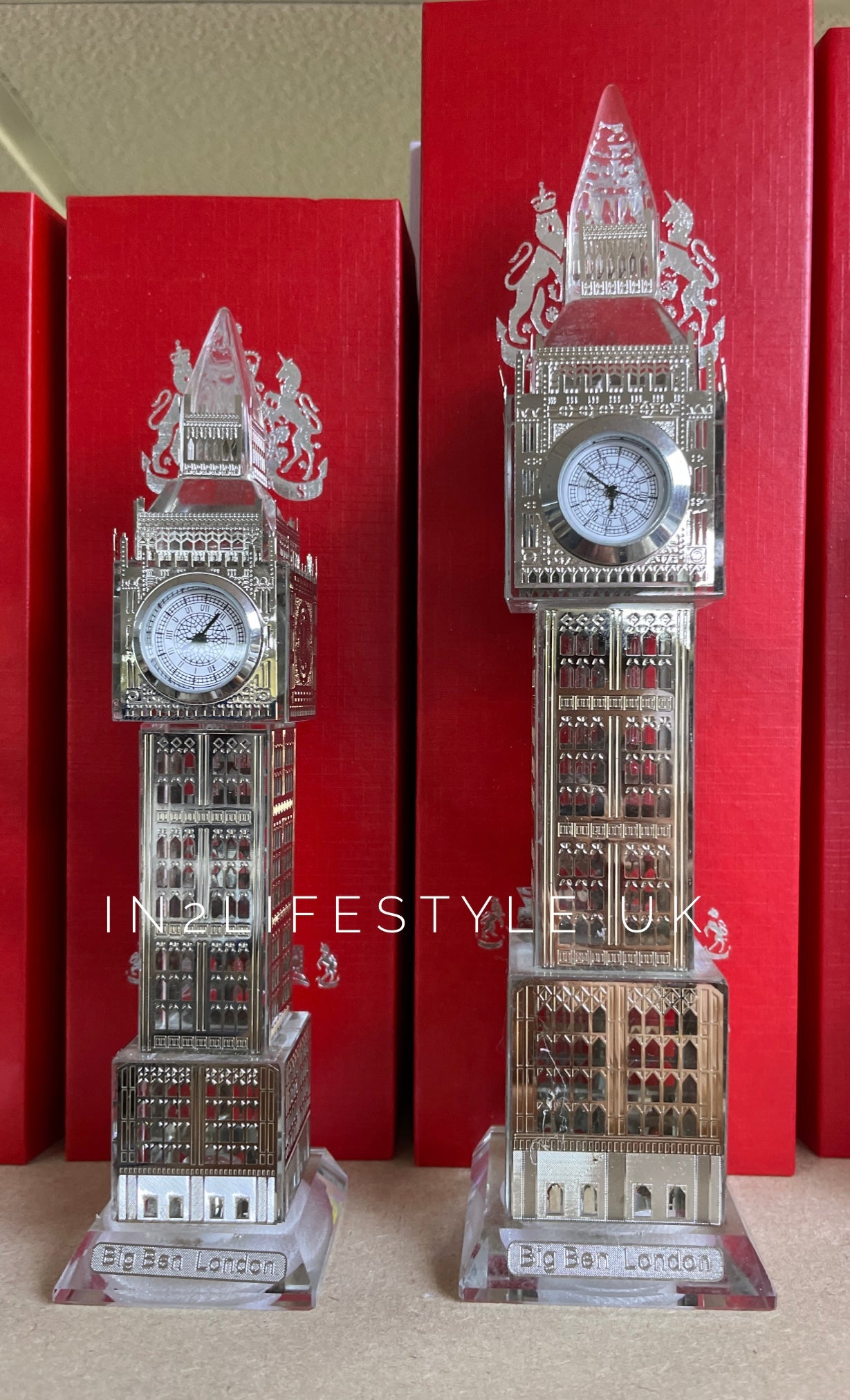 Big Ben Crystal Clock Large