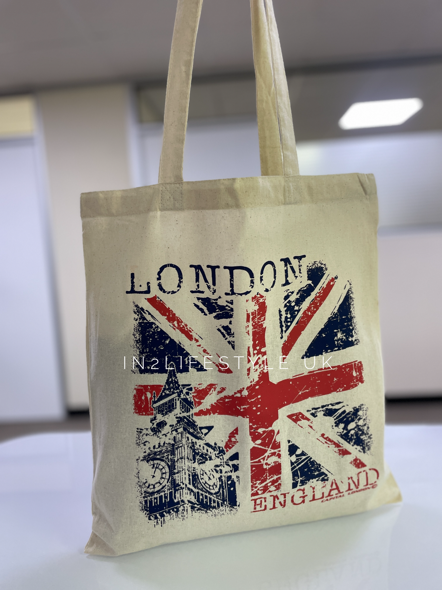 London Souvenir Cloth Tote Bags (no zipper)