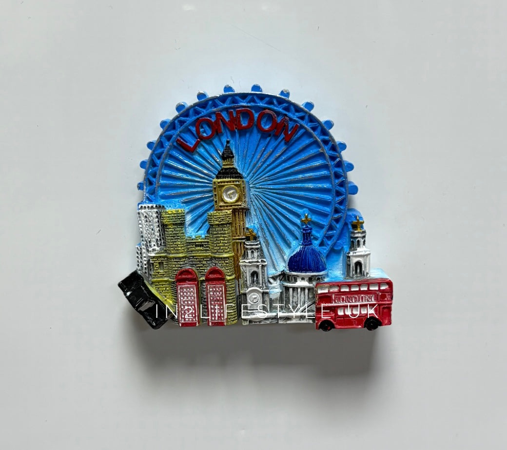 London Resin Fridge Magnet RMG027