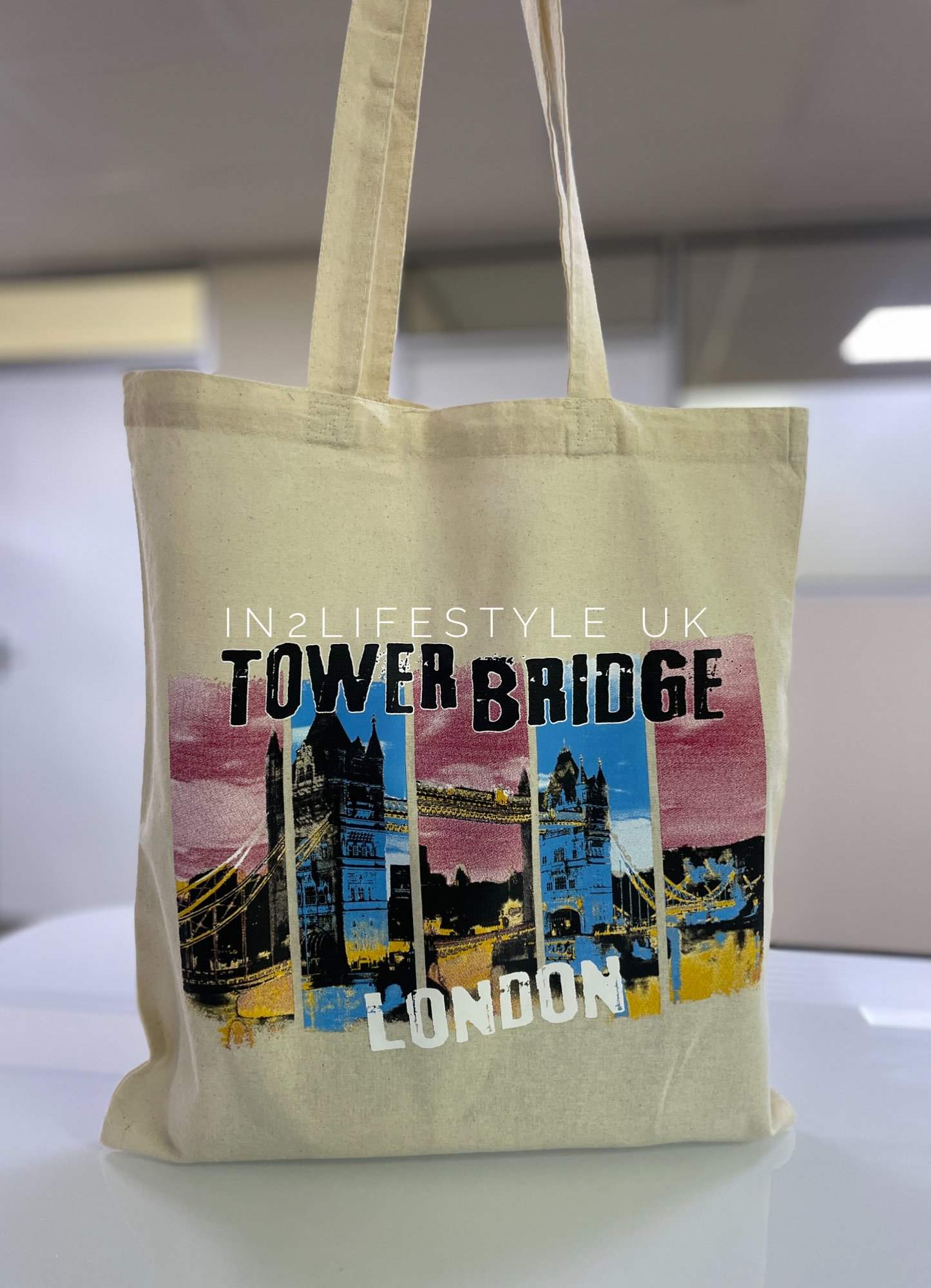 London Souvenir Cloth Tote Bags (no zipper)