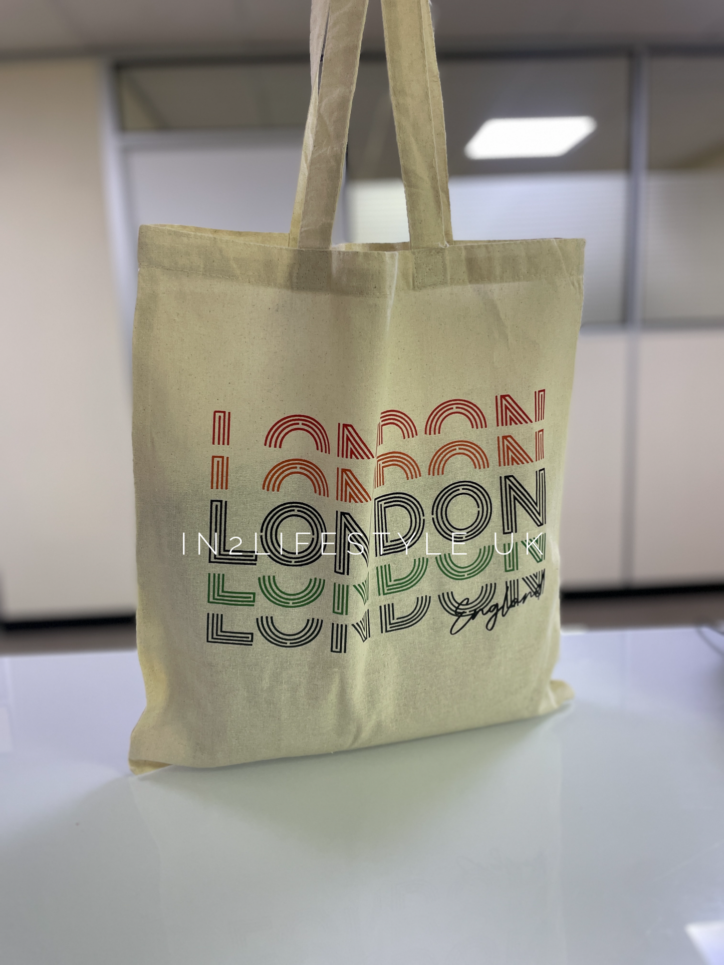 London Souvenir Cloth Tote Bags (no zipper)