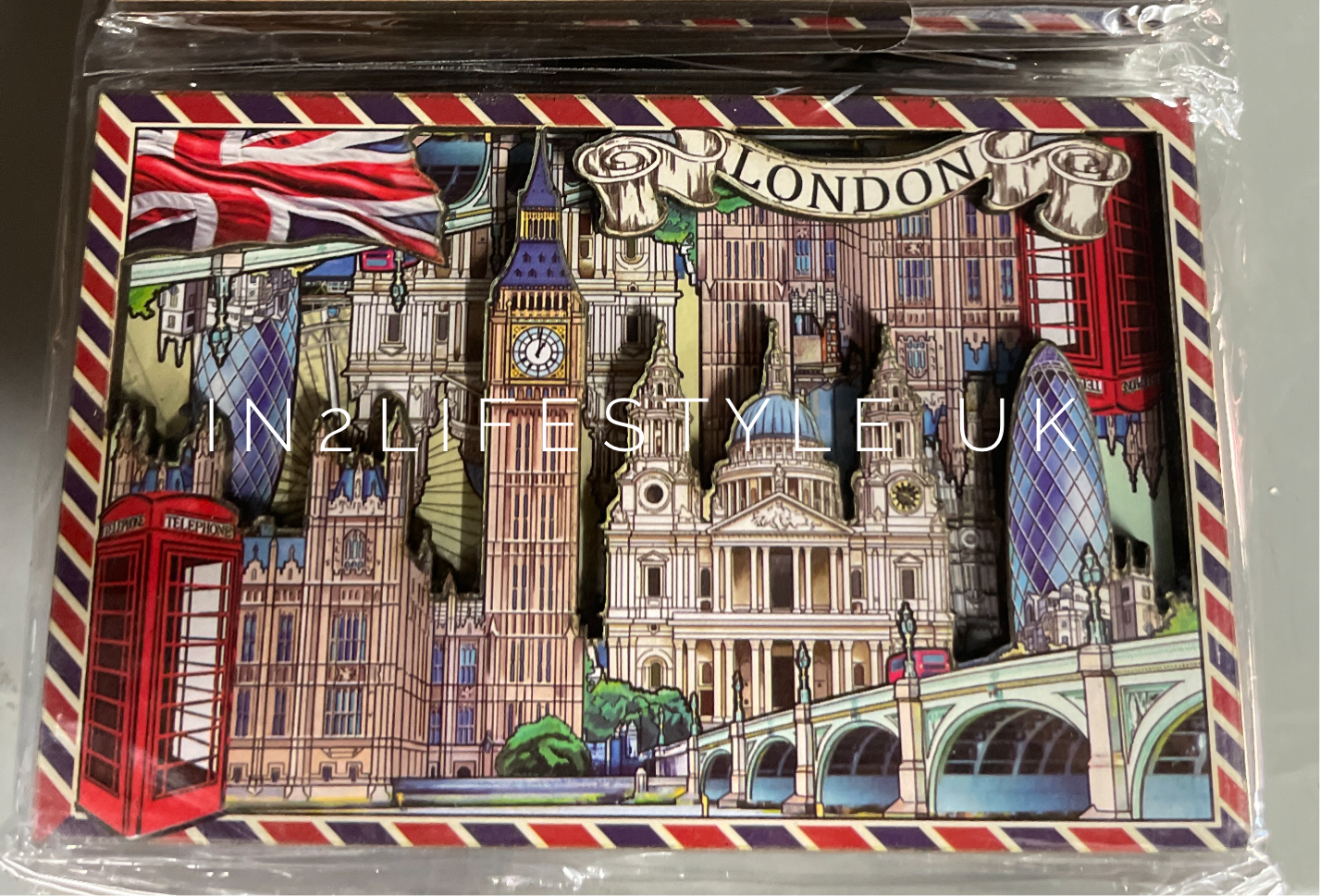 London Premium 3D Wooden Magnets