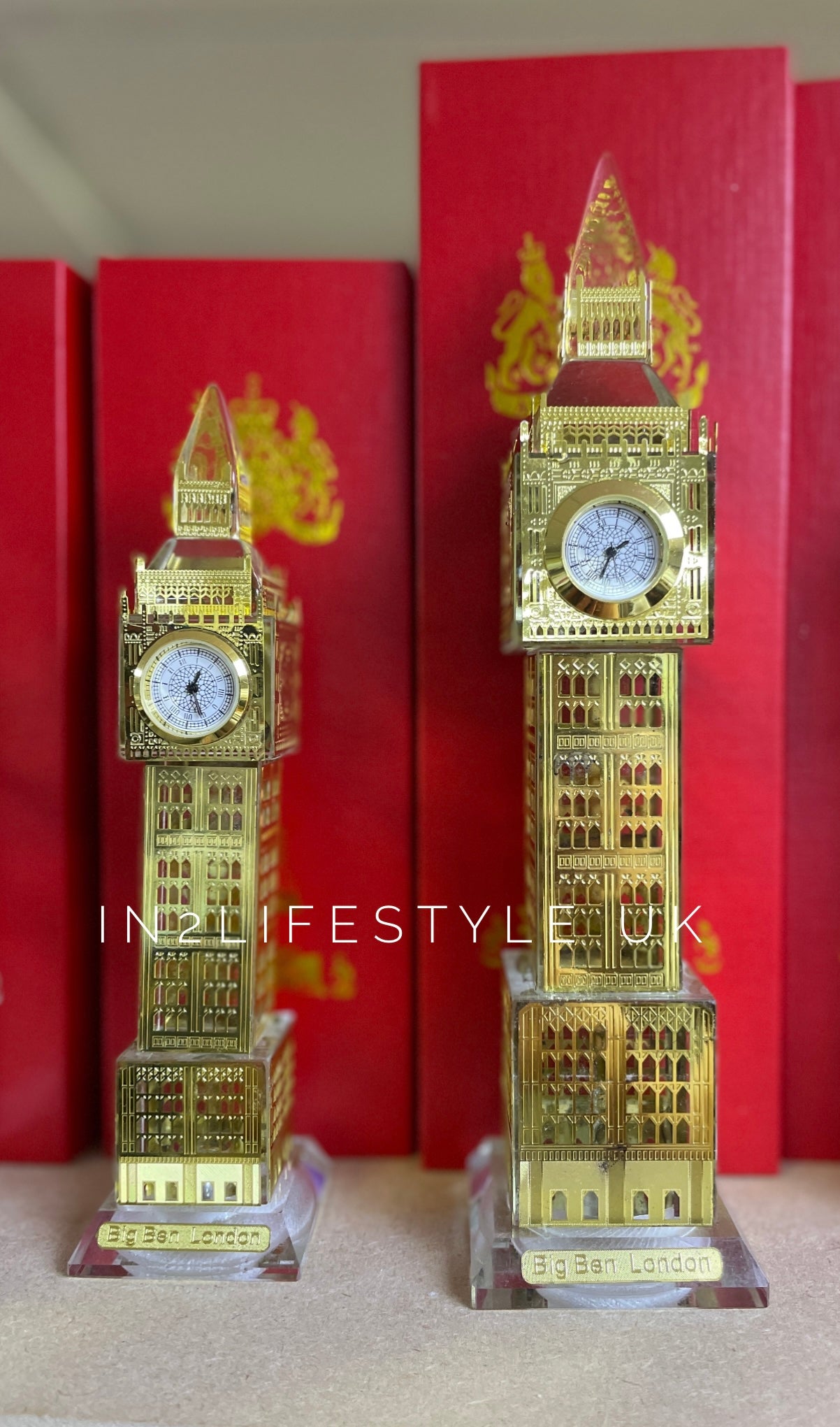 Big Ben Crystal Clock Large