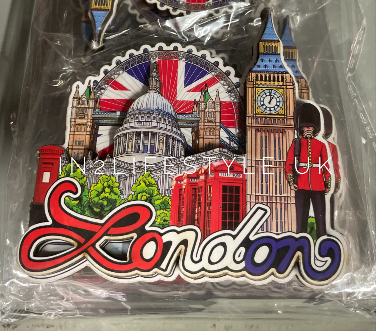 London Premium 3D Wooden Magnets