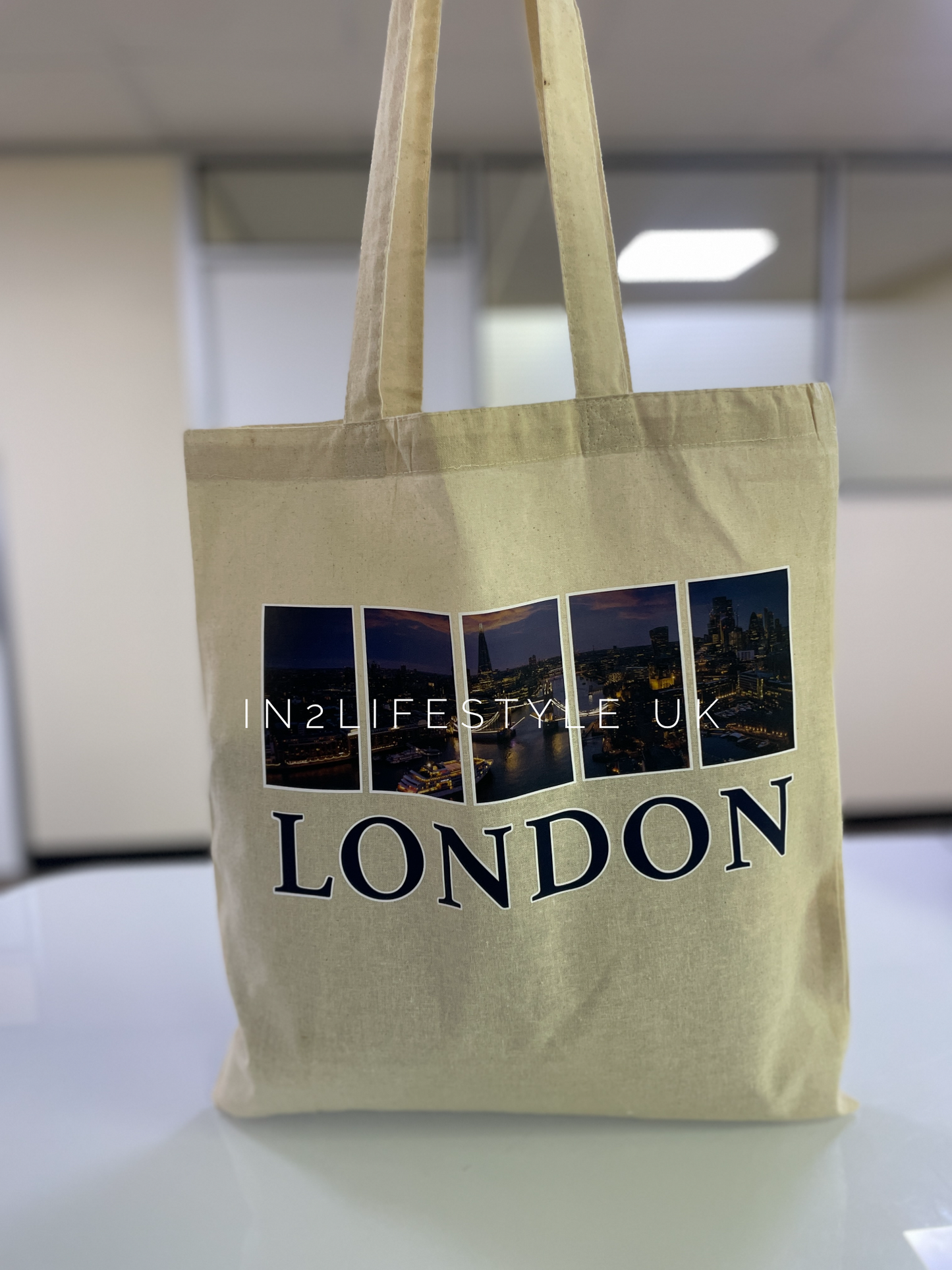 London Souvenir Cloth Tote Bags (no zipper)