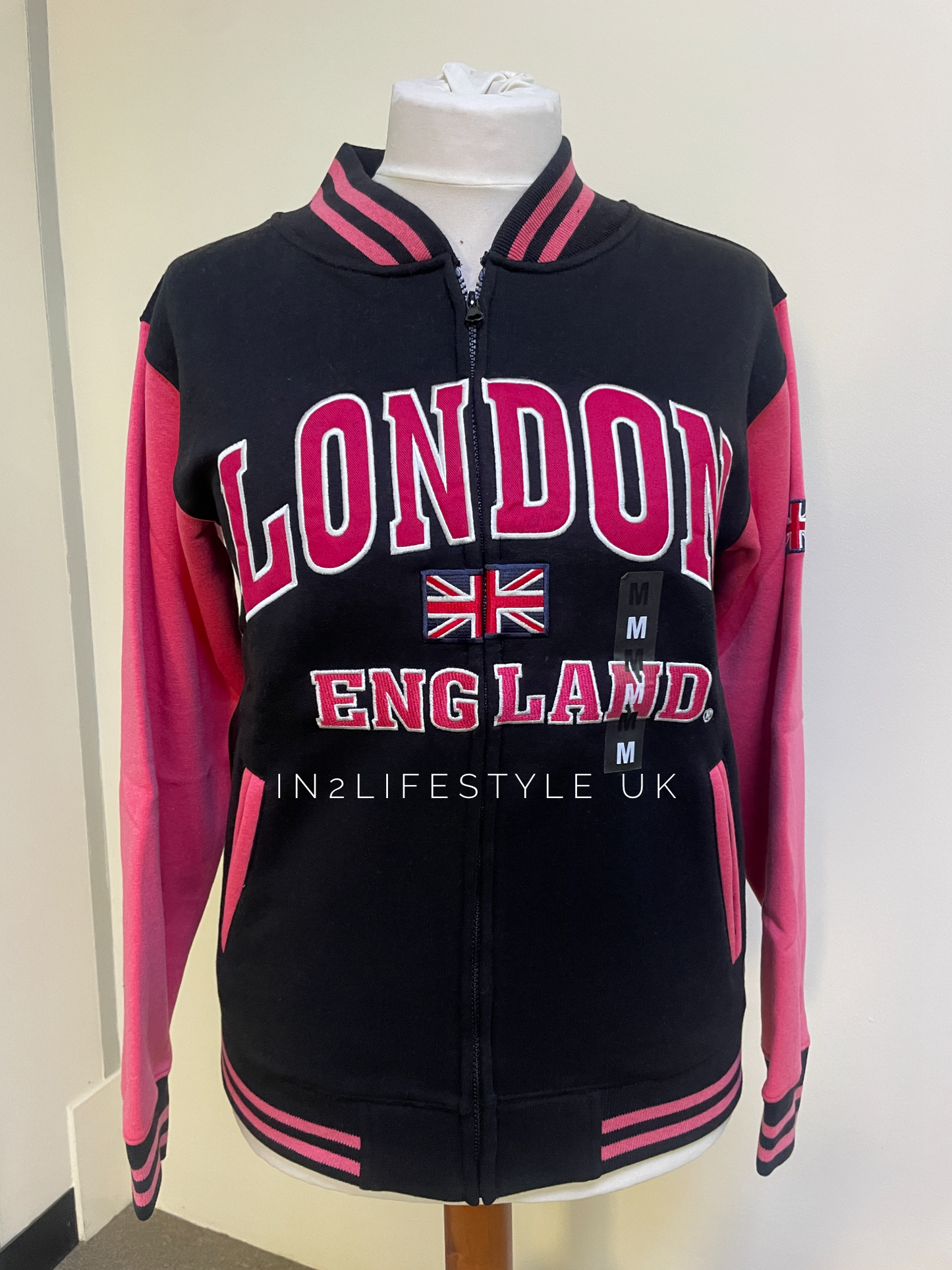 London Embroidered Varsity Jacket