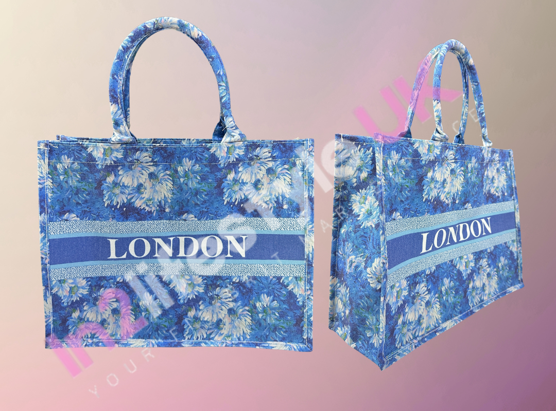 NEW London Style Open Canvas Bag