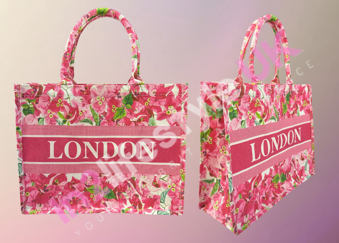 NEW London Style Open Canvas Bag