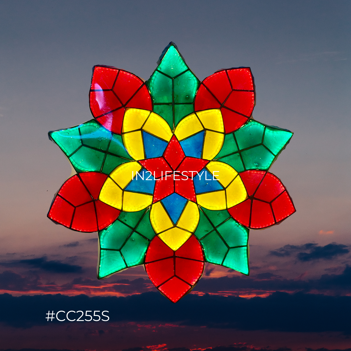 CC255S Special Starlight Capiz Christmas Parol (UKCA / CE Certified)