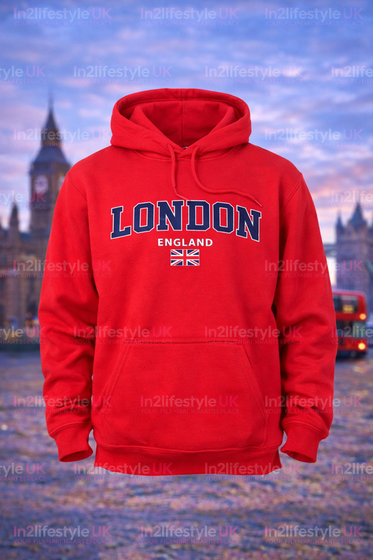 LPH2 London Printed Adult Hoodies