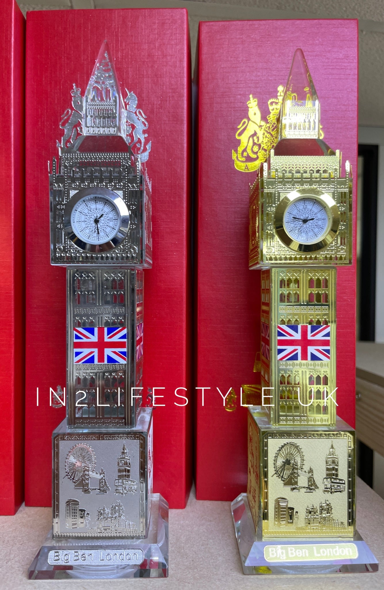 Big Ben Crystal Clock Large