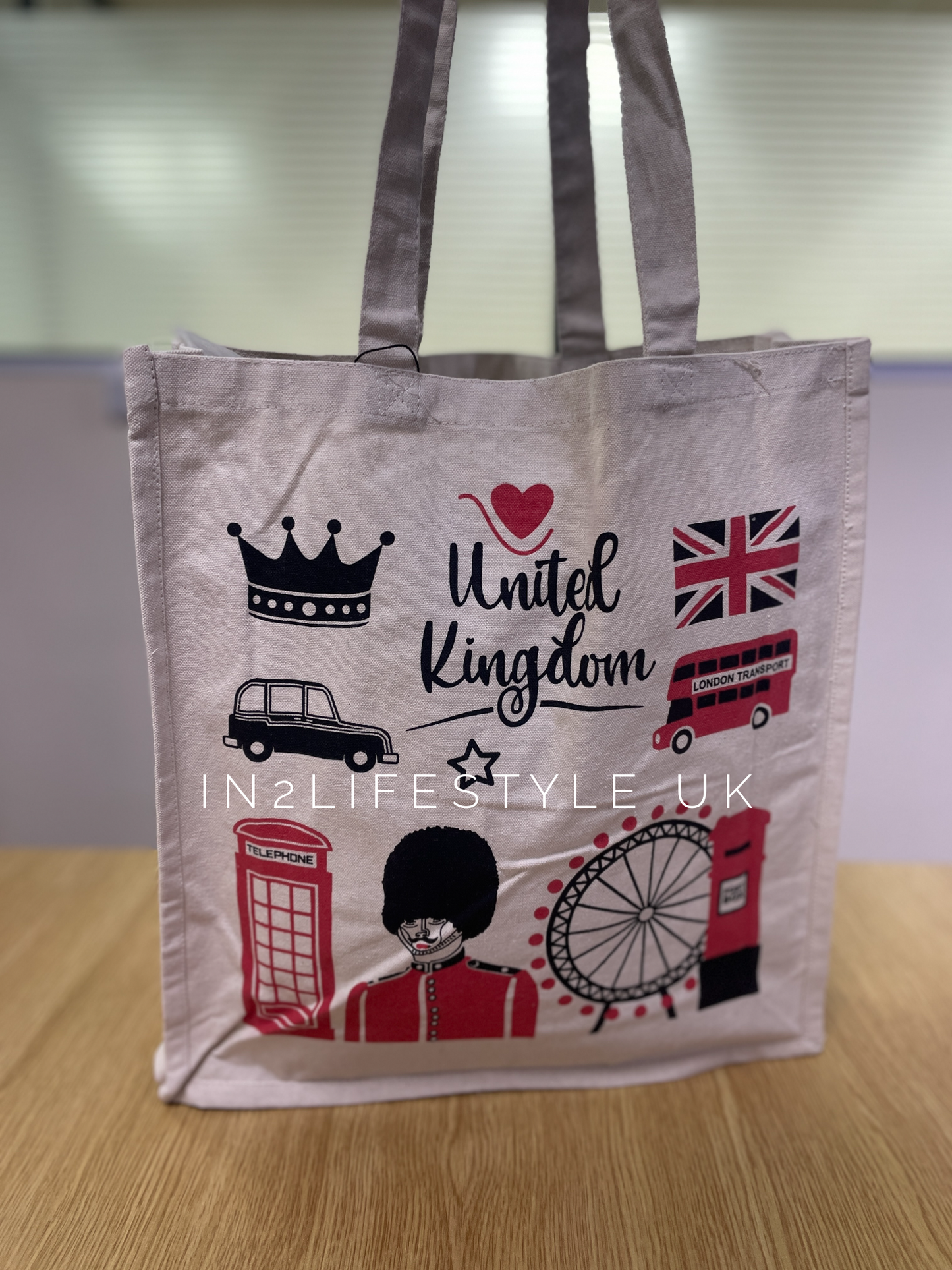 Premium Quality London Icon no zipper Tote Bag