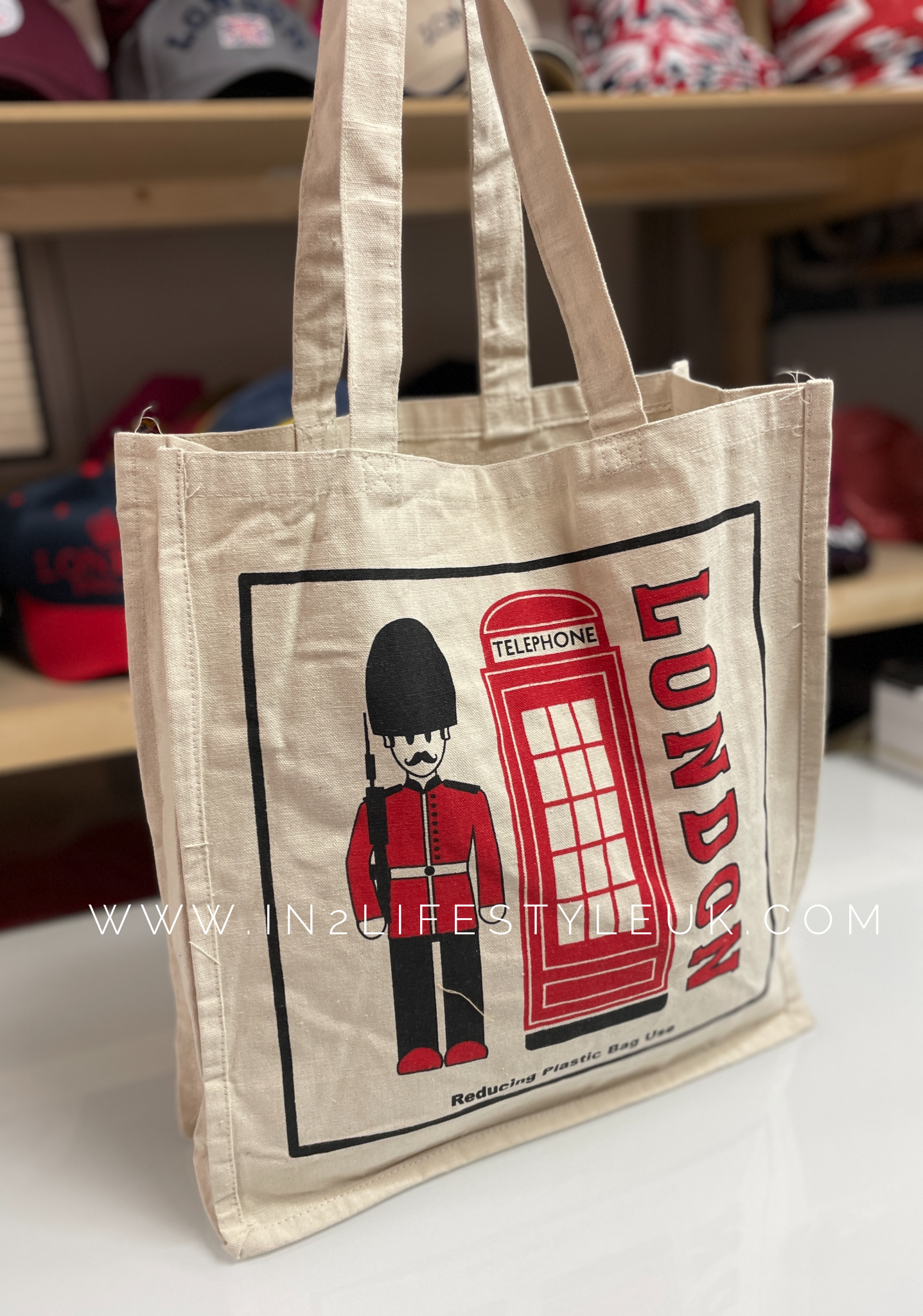 Premium Quality London Icon no zipper Tote Bag