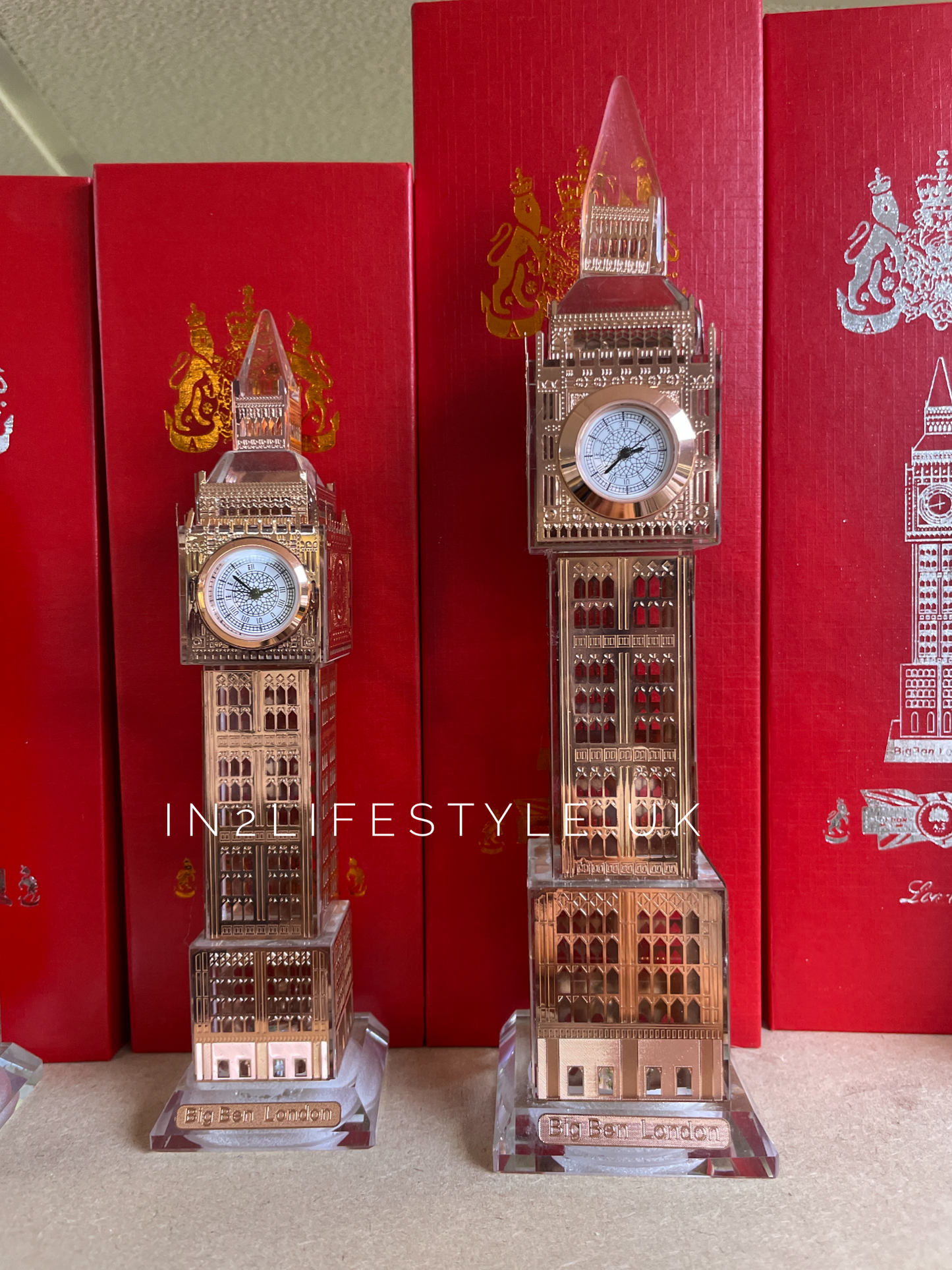 Big Ben Crystal Clock Large