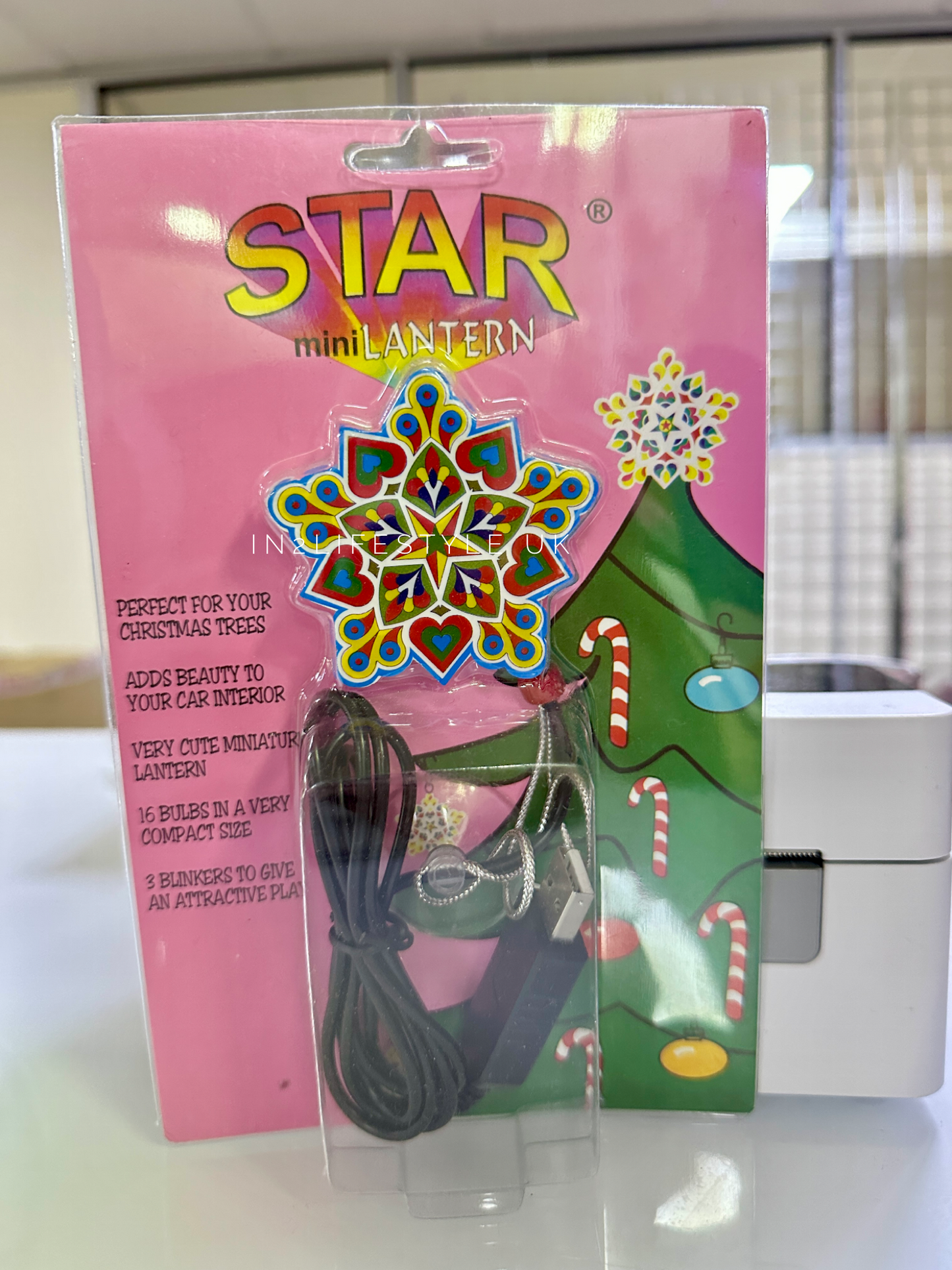 USB Christmas Car Parol/ Lantern