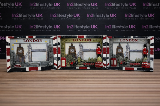 London Skyline / Landmark Metal Picture Frame Large