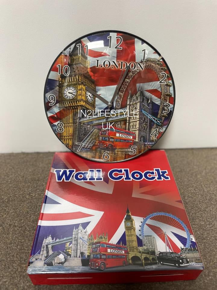 London Souvenir 9” Wall Clock