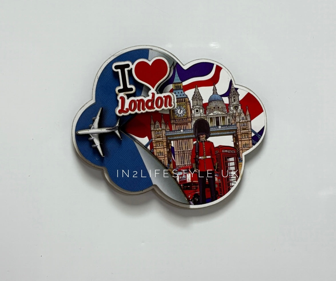 3D London Wooden Magnet 6