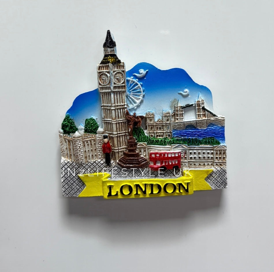 London Resin Fridge Magnet RMG071
