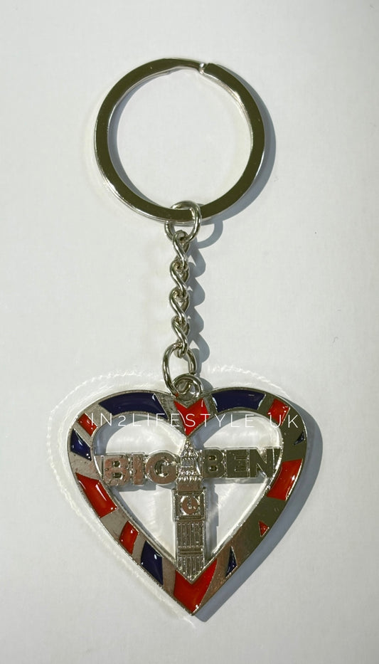 London Silver Charm Keyring KR144B