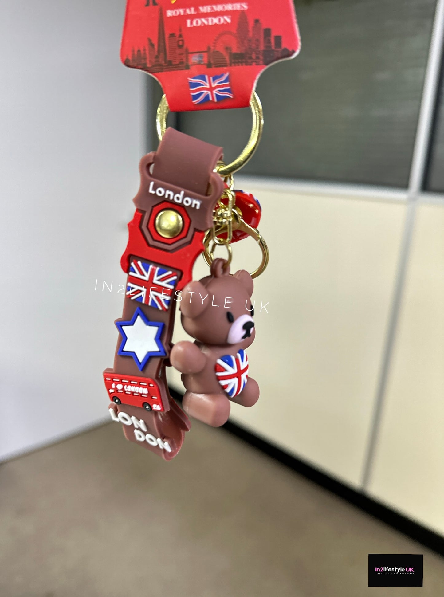 PBC1 London Silicon Bear Charm