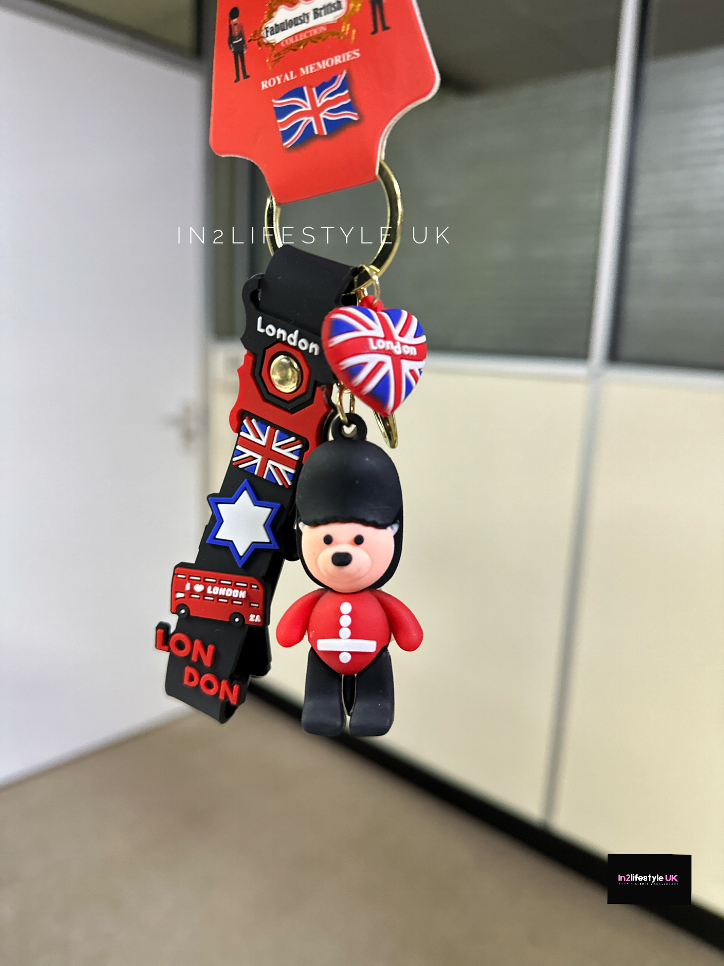 PBC1 London Silicon Bear Charm
