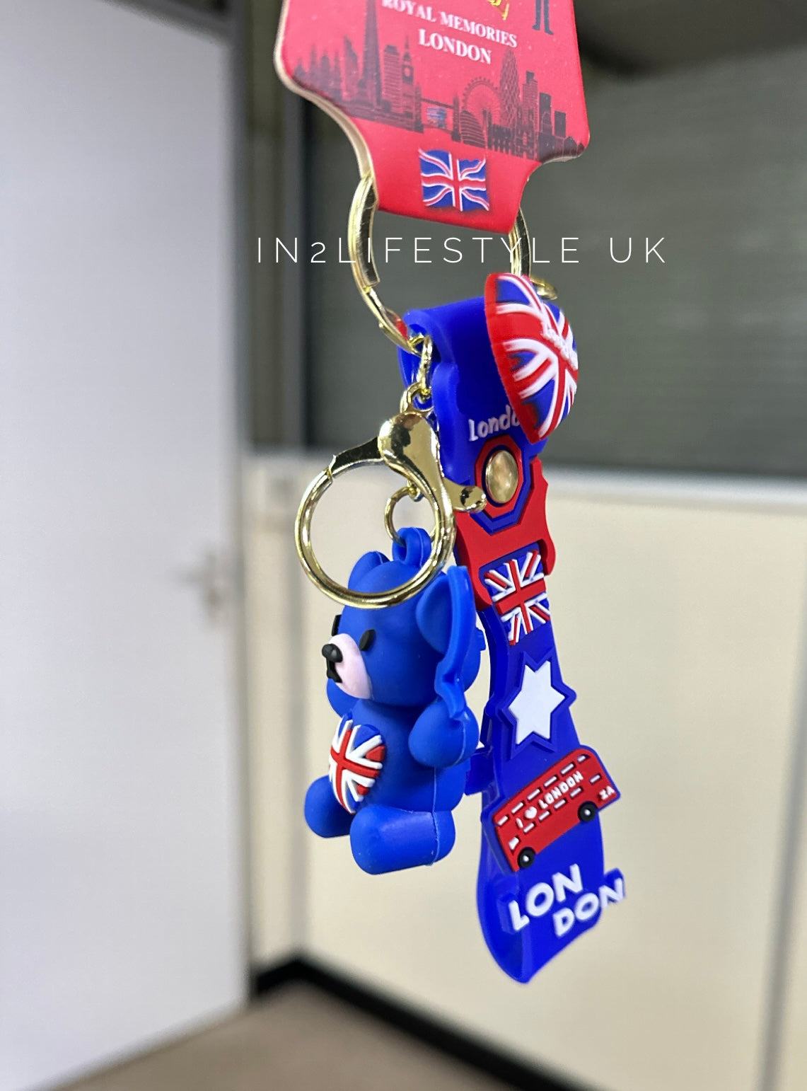 PBC1 London Silicon Bear Charm