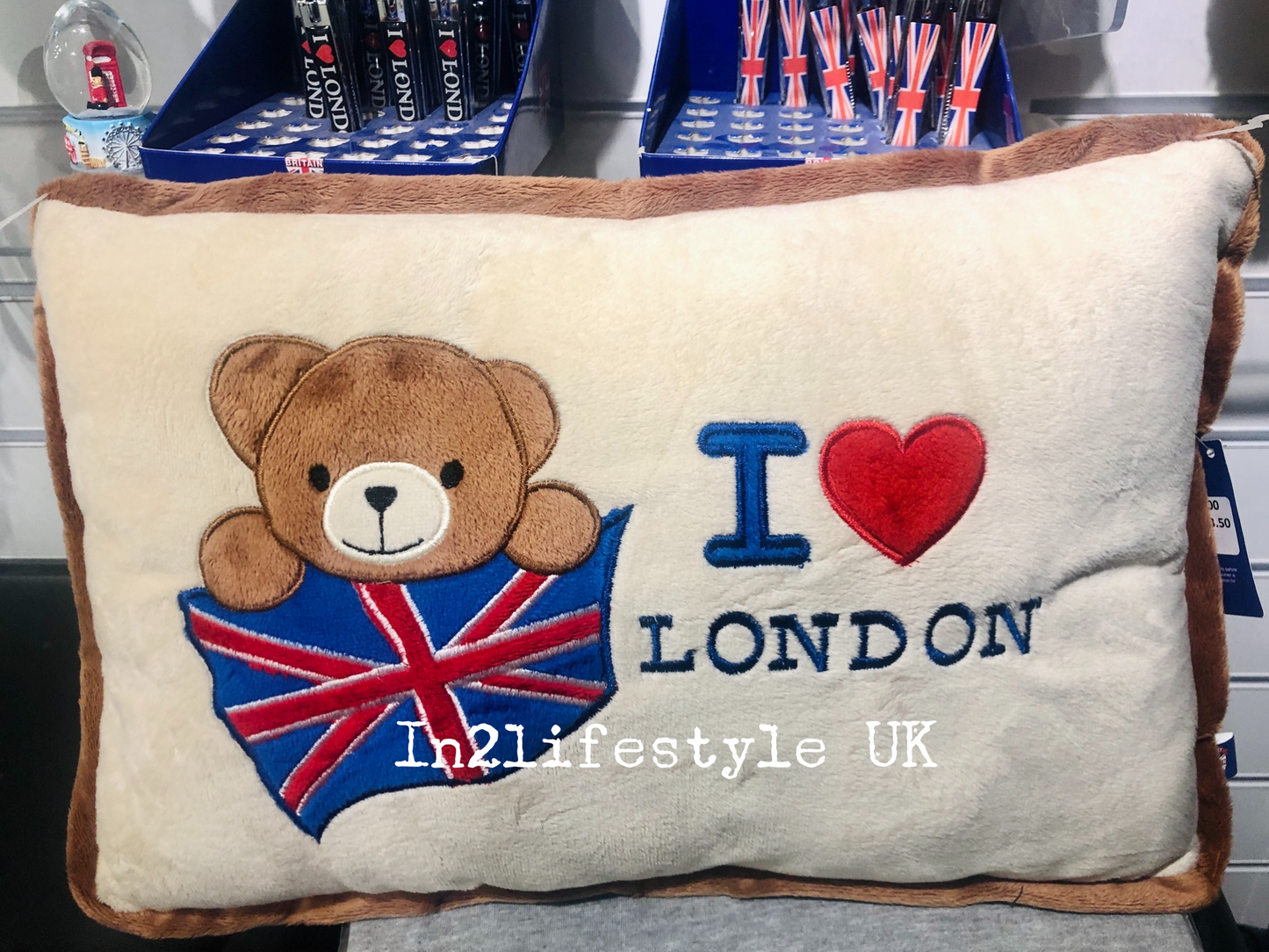 I Love London Pillow