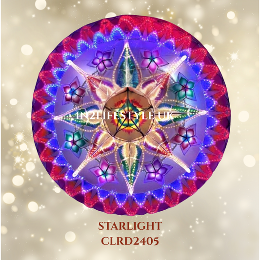 CLRD2405 Starlight Capiz Christmas Parol (UKCA / CE Certified