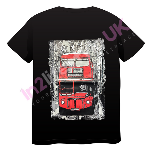 LSP11 London Red Bus Premium Tshirt