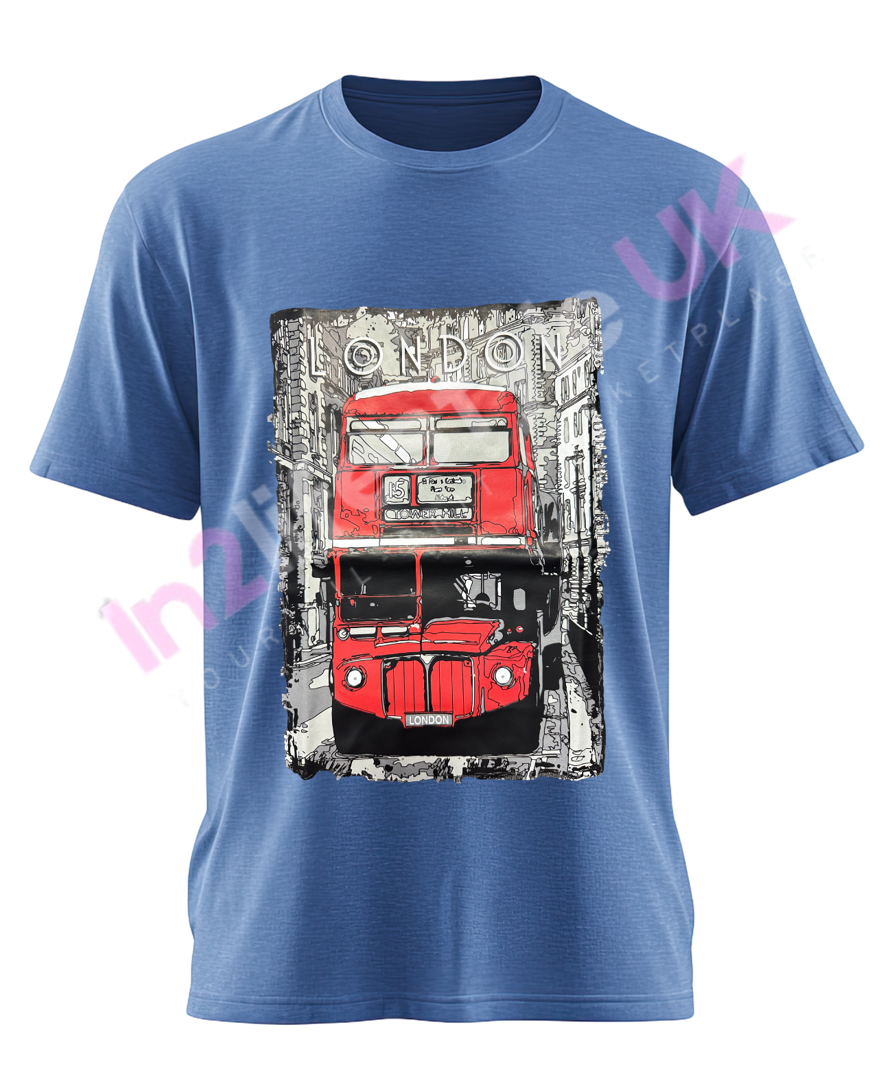 LSP11 London Red Bus Premium Tshirt
