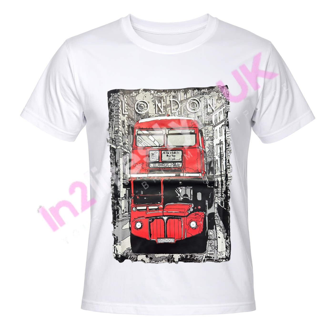 LSP11 London Red Bus Premium Tshirt