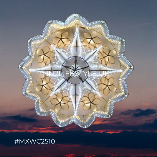 MXWC2510 Starlight Capiz Christmas Parol (UKCA / CE Certified)