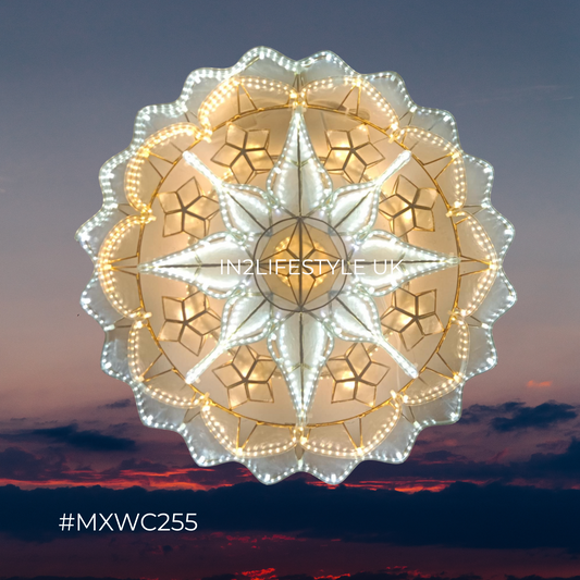 MXWC255 Starlight Capiz Christmas Parol (UKCA / CE Certified)
