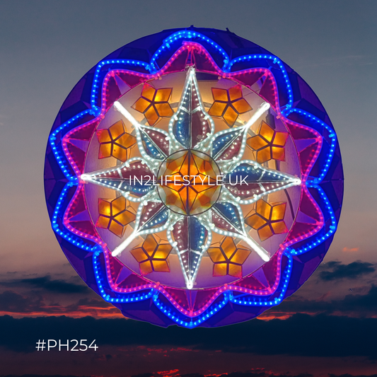 PH254 Philippine Pride Capiz Christmas Parol (UKCA / CE Certified)