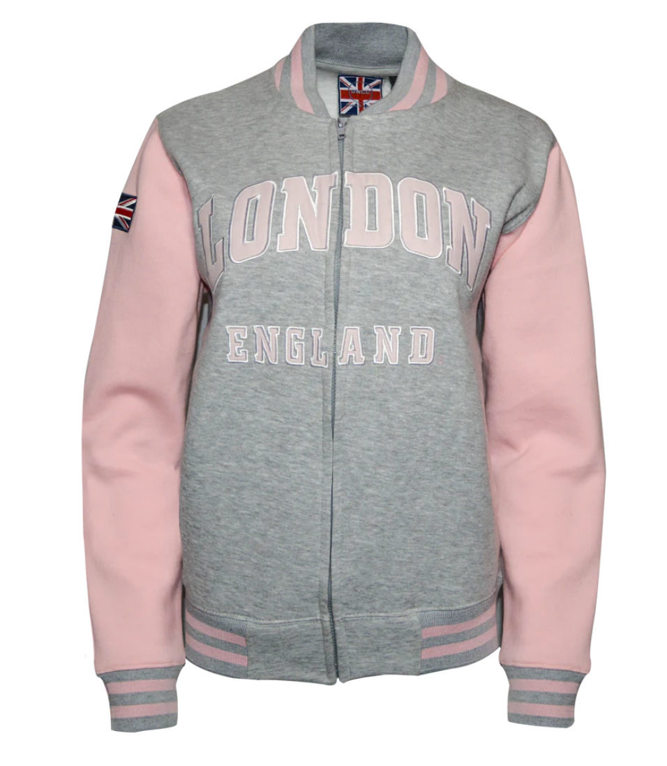 London Embroidered Varsity Jacket