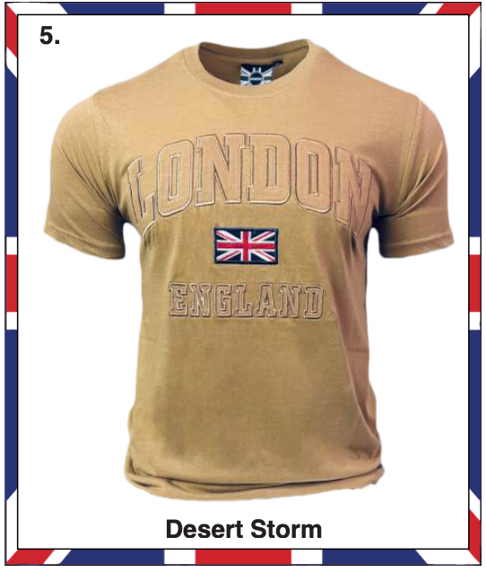 London Premium Embroidered Unisex T-shirt