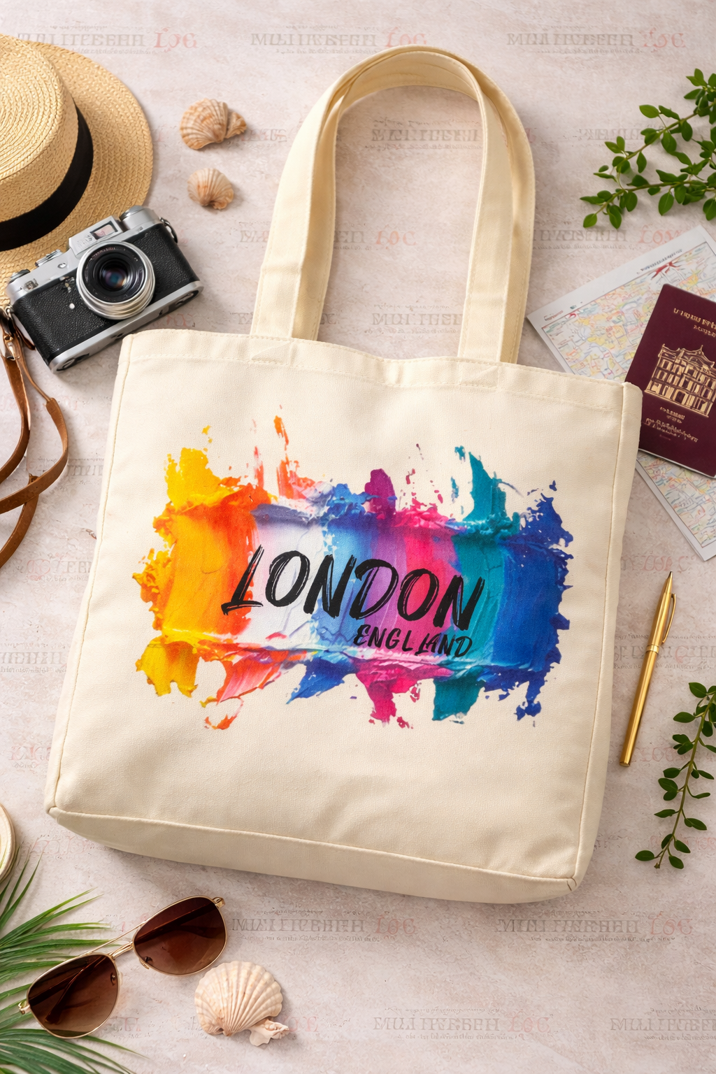 DTB3 Deluxe London Canvas Tote Bags