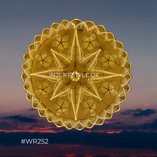 WR252 Starlight Capiz Christmas Parol (UKCA / CE Certified)