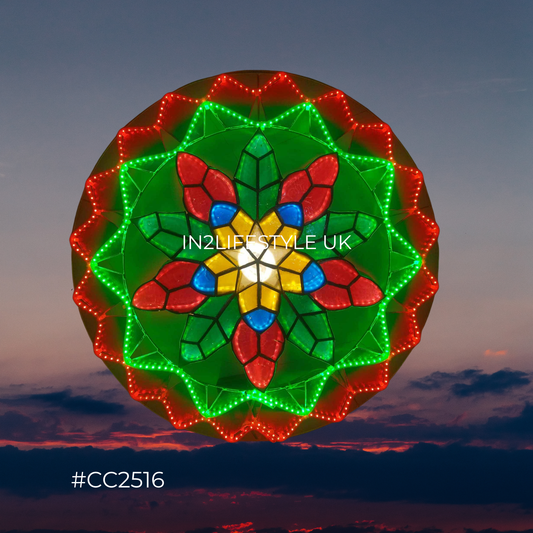 CC2516 Special Starlight Capiz Christmas Parol (UKCA / CE Certified)
