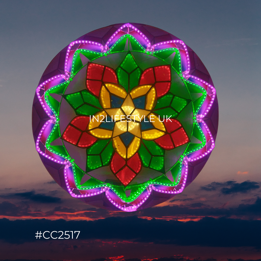 CC2517 Special Starlight Capiz Christmas Parol (UKCA / CE Certified)