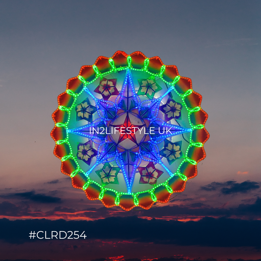 CLRD254 Starlight Capiz Christmas Parol (UKCA / CE Certified)