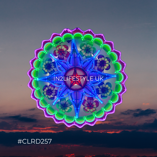 CLRD257 Starlight Capiz Christmas Parol (UKCA / CE Certified)