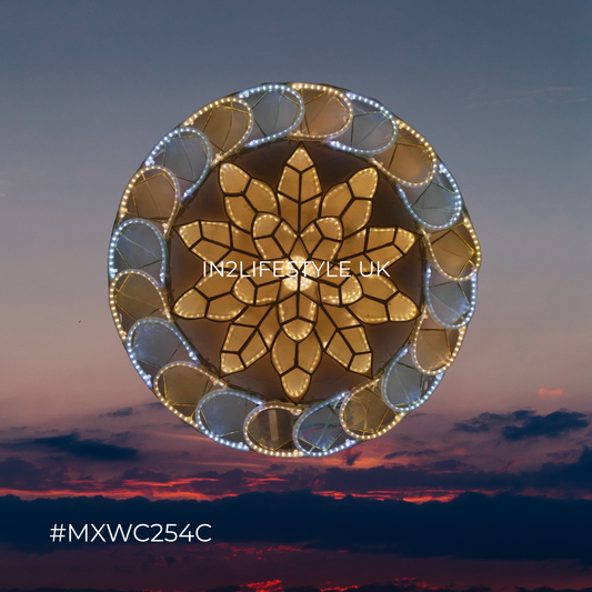 MXWC254C Special Winter Star Capiz Christmas Parol (UKCA / CE Certified)