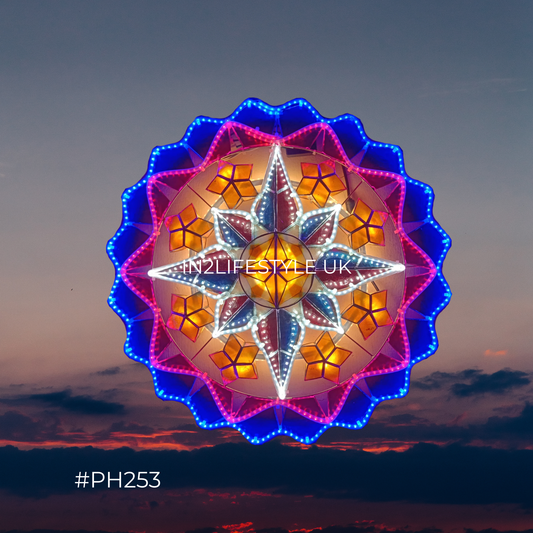 PH253 Philippine Pride Capiz Christmas Parol (UKCA / CE Certified)