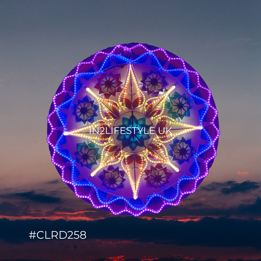 CLRD258 Starlight Capiz Christmas Parol (UKCA / CE Certified)